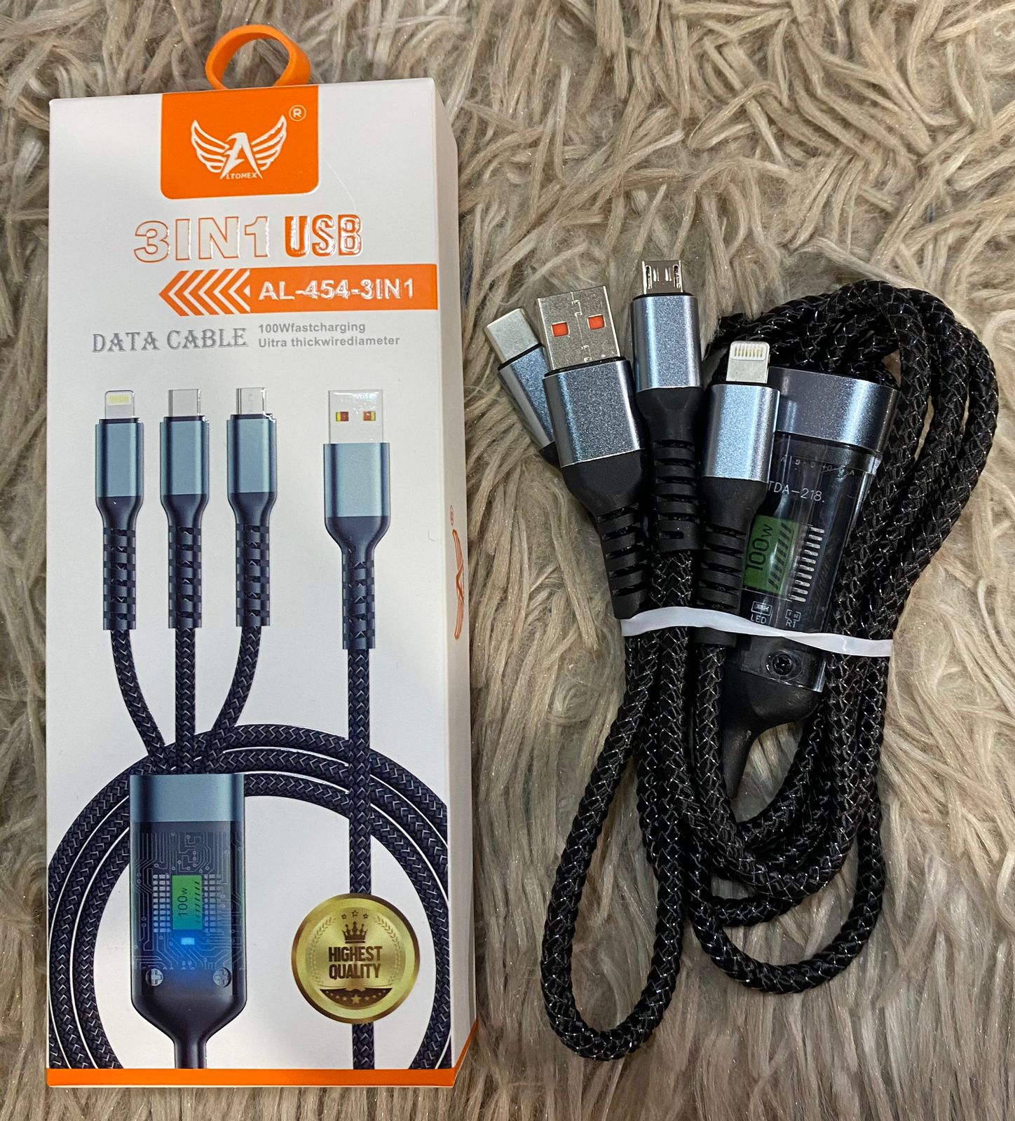 Cabo Universal AL-454-3IN1