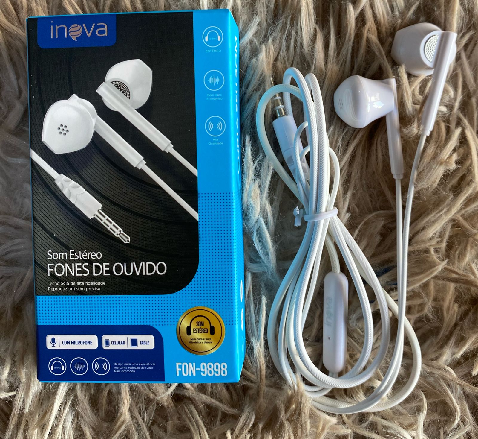 Fone de ouvido Estereo FON-9898