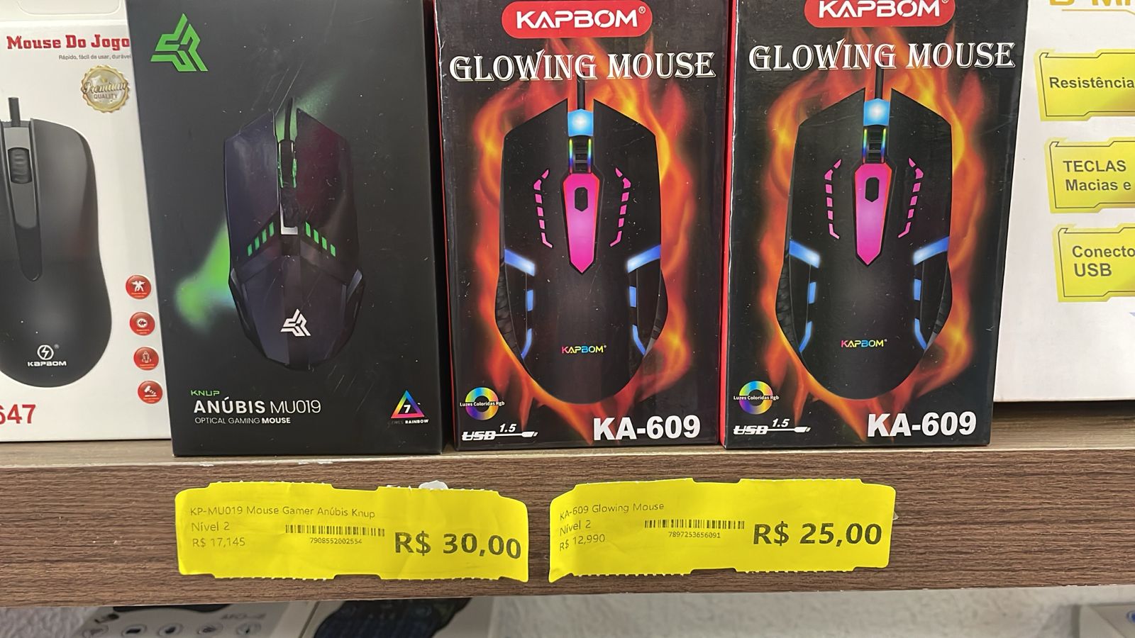Mouse Gamer Anúbis Knup KP-MU019 